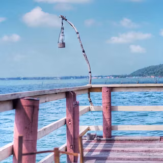 Mouth of the Songkhla River, Thailand