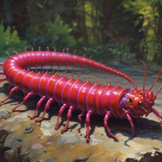 Realistic scolipede 