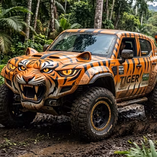 Tiger car wild ver.
