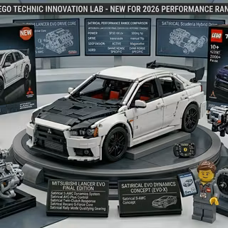 Mitsubishi Lancer Evolution Final Edition Model X Lego