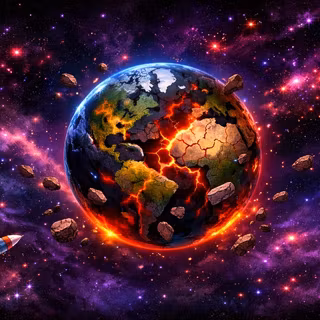 Earth fall apart 