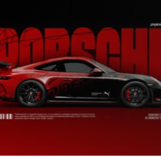 Porshe Red cool wallpaper