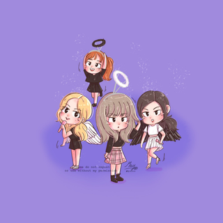 blackpink  chibi animated