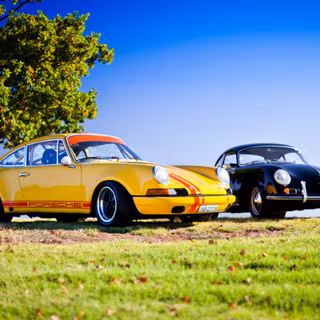 Porsche 911 Carrera RSR and  Porsche 356 