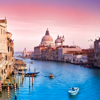 Venice city santa maria della salute grand canal roman