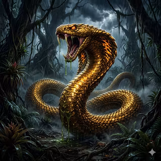 Monstrous King Cobra Beast