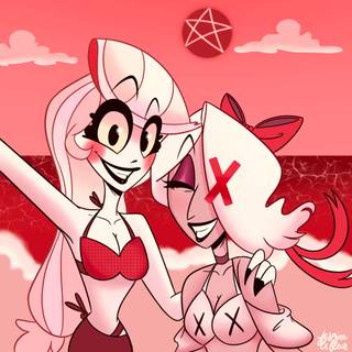 Charlie and Vaggie Hazbin Hotel Couple ^^
