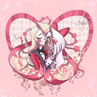 Charlie and Vaggie Hazbin Hotel Couple ^^