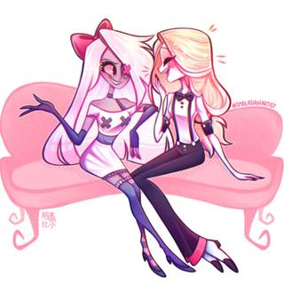Charlie and Vaggie Hazbin Hotel Couple ^^