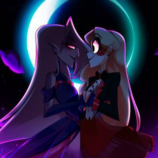 Charlie and Vaggie Hazbin Hotel Couple ^^