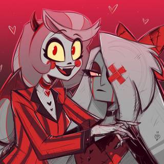 Charlie and Vaggie Hazbin Hotel Couple ^^
