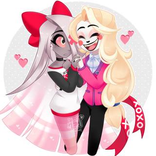 Charlie and Vaggie Hazbin Hotel Couple ^^