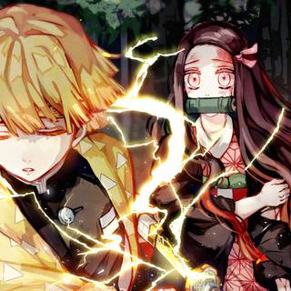 Nezuko x Zenitsu Demon Slayer