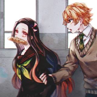 Nezuko x Zenitsu Demon Slayer