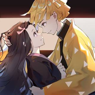 Nezuko x Zenitsu Demon Slayer