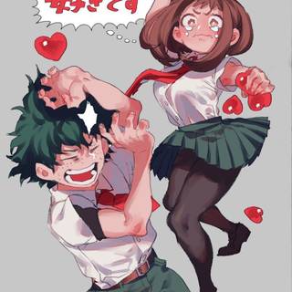 Izuku x Uraraka