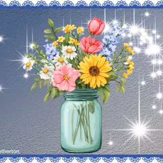 VASE OF FLOWER
