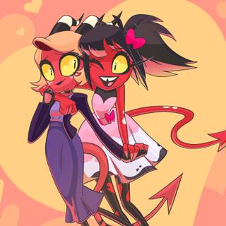 Moxxie & Millie Helluva Boss