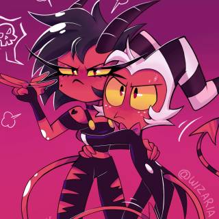Moxxie & Millie Helluva Boss
