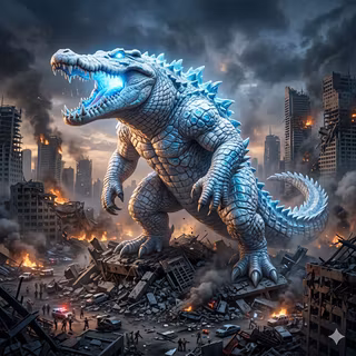 White Alligator Kaiju