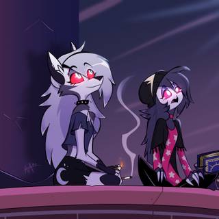 Loona and Octavia Helluva Boss