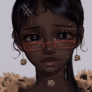 cute girl with piercings 