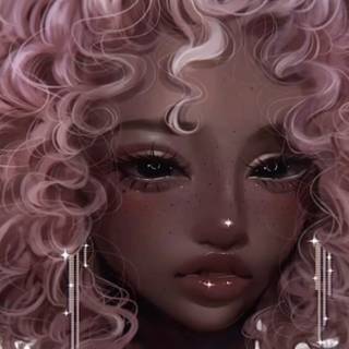 cute etheray girl 
