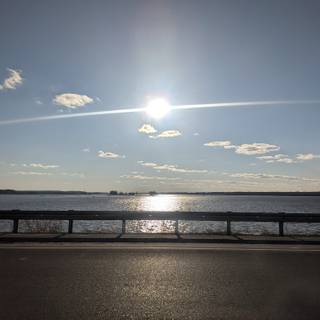 Sun above water phone