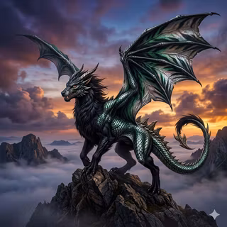 Black Wolf Dragon