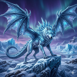 Arctic Wolf Dragon