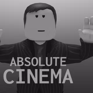 Roblox absolute cinema meme wallpaper 