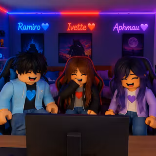 Ramiro Ivette And Aphmau Are Watching Ramiro's Computer Funny Videos From YouTube