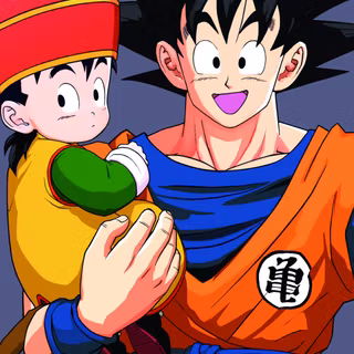 Goku   and this son