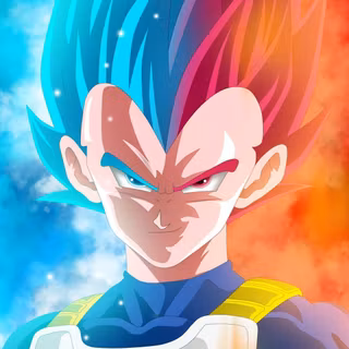 Vegeta ssb and Vegeta ssG 