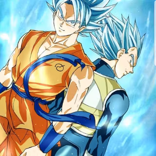 Goku and Vegeta Phone wallpaper