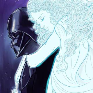 Darth Vader with Padmé Amidala’s Ghost