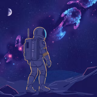 Astronaut Ready To Go Somewhere 