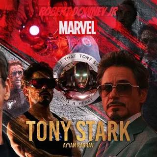 Tony Stark | Iron Man ~ Robert Downey Jr Marvel Comics Desktop Wallpaper Design HD 