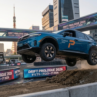 Honda Prologue jumping in Tokyo