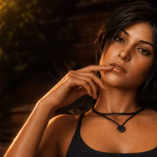 Lara Croft Enhanced Library Picture WALLPAPER 