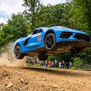 Jumping Corvette X