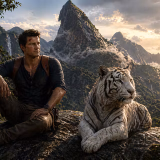 Nathan Drake, Uncharted 4, White Tiget Jungle Adventure WALLPAPER HD