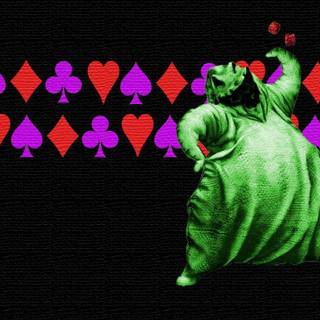 Oogie Boogie from the nightmare before christmas