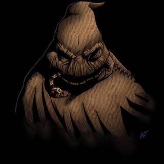 Oogie Boogie from the nightmare before christmas
