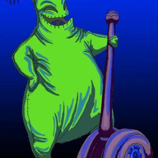 Oogie Boogie from the nightmare before christmas
