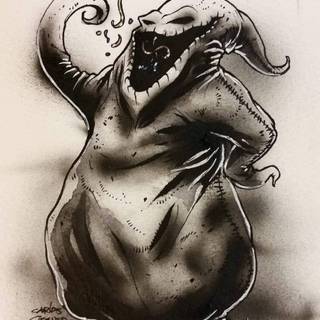 Oogie Boogie from the nightmare before christmas