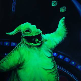 Oogie Boogie from the nightmare before christmas