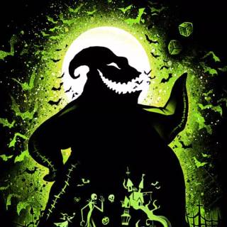 Oogie Boogie from the nightmare before christmas
