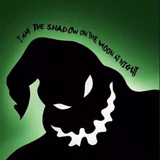 Oogie Boogie from the nightmare before christmas