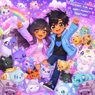 Ramiro And Aphmau Are Happy Having Fun Meemeows